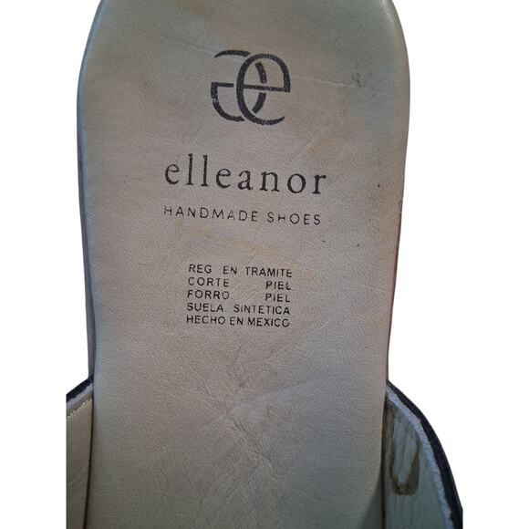 Elleanor Embroidered Whimsy Leather Platform Sandals Women's size 9½ Handmade - Picture 11 of 11